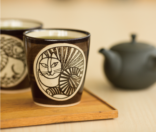 益子焼の湯呑みに新作の絵柄が登場します | NEWS | LISA LARSON